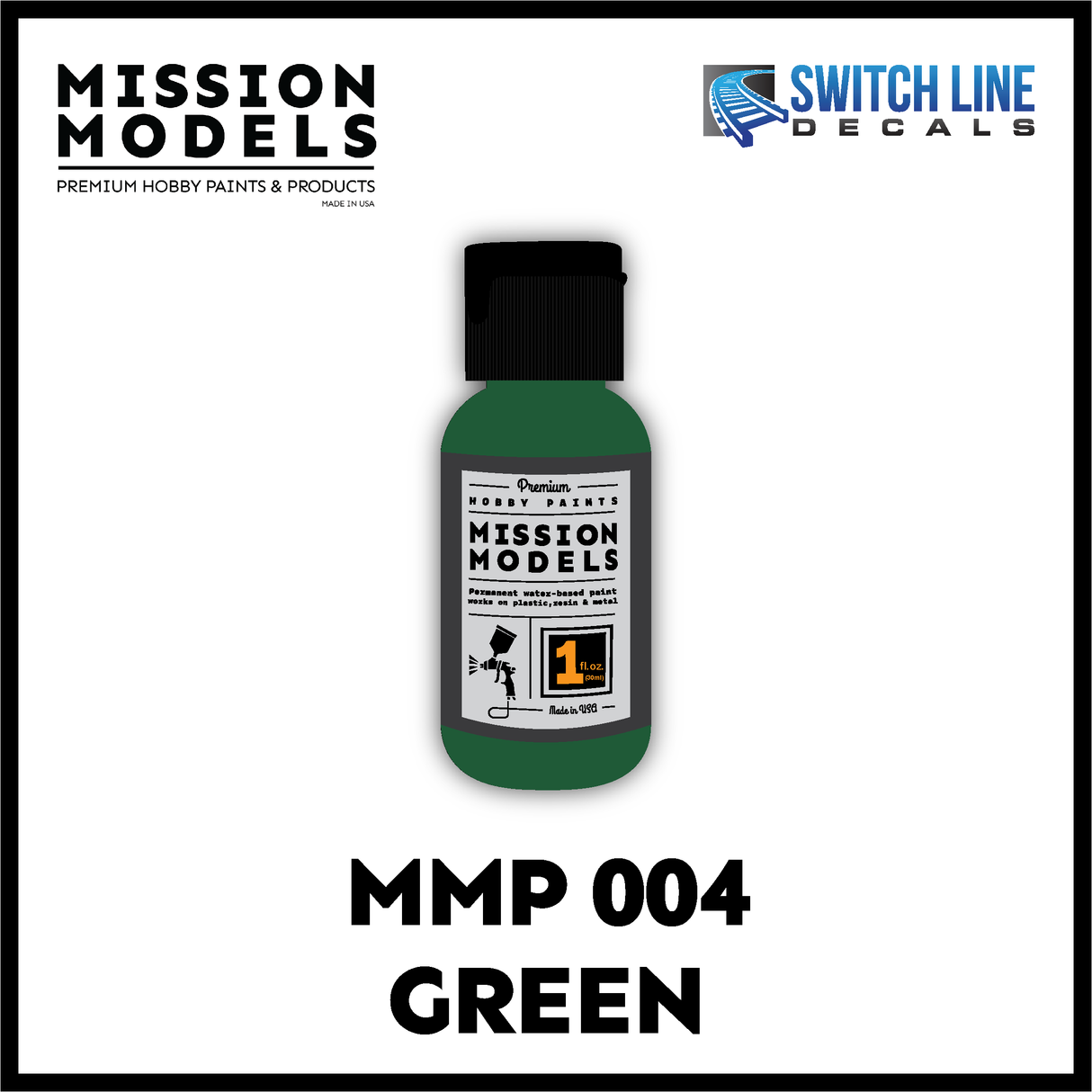 Mission Models Paint Green MMP004 1oz