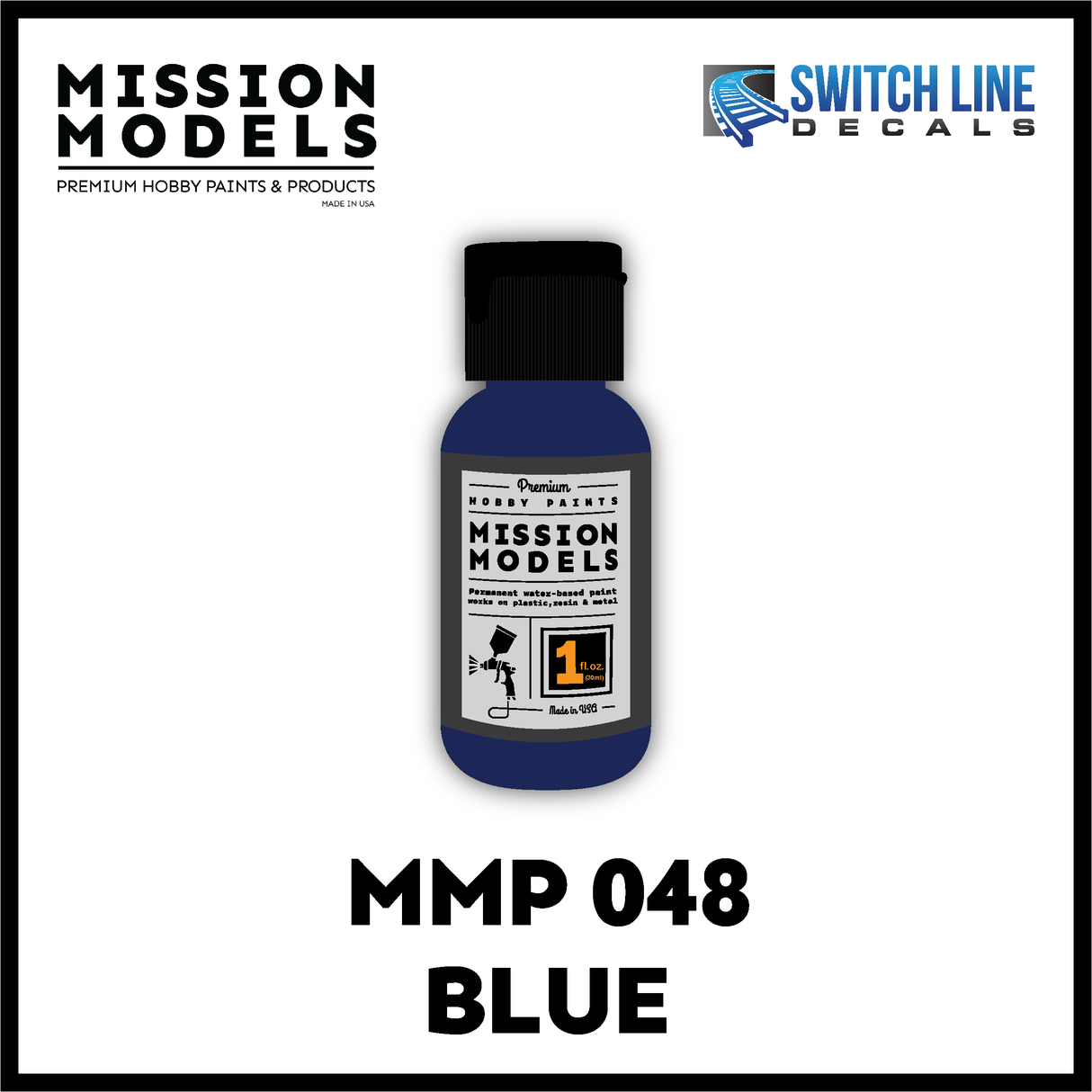 Mission Models Paint Blue MMP048 1oz