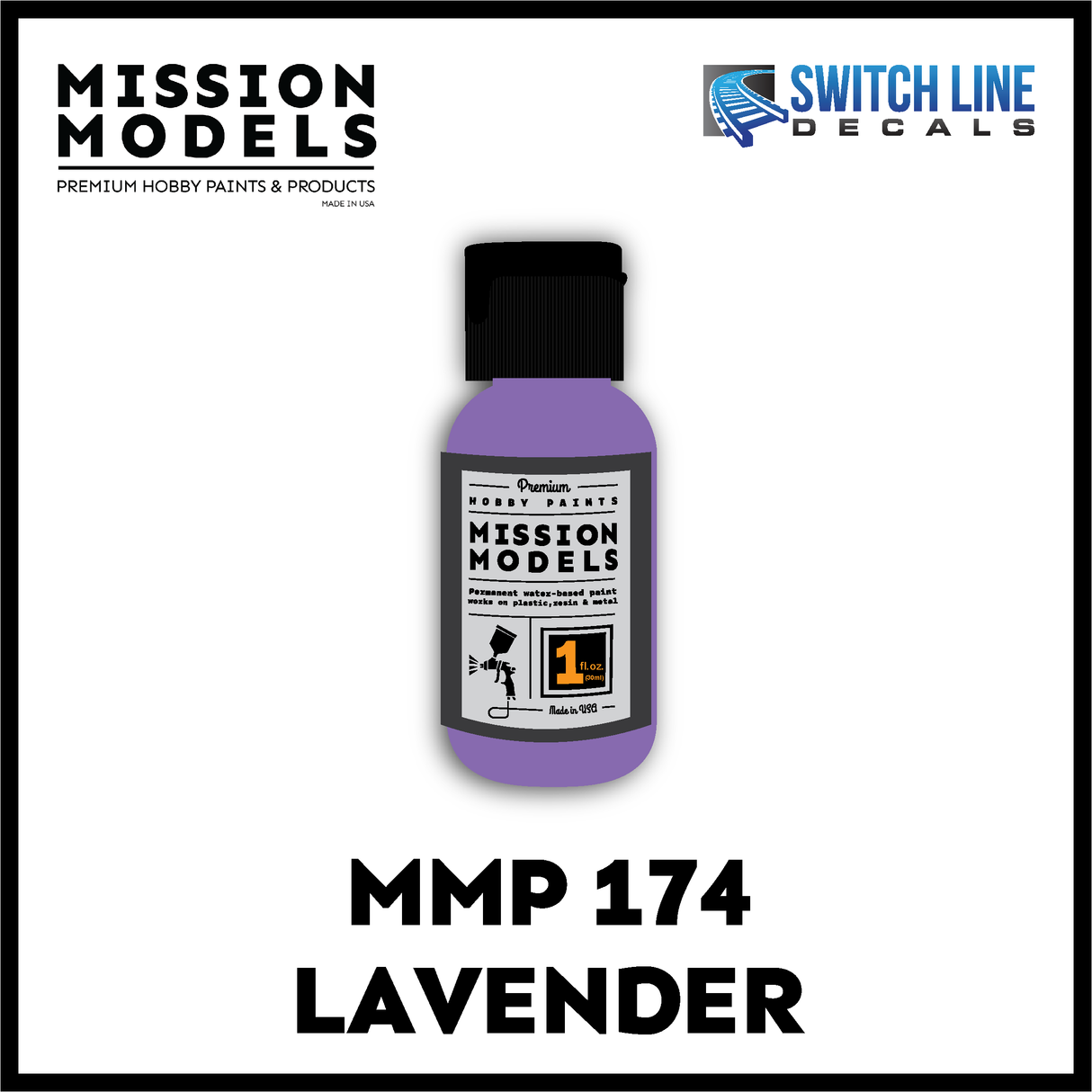 Mission Models Paint Lavender 1oz