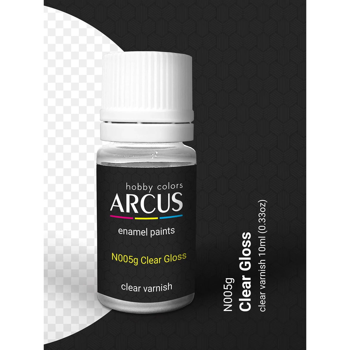 Arcus Hobby Colors Clear Gloss 10ml Bottle - Fusion Scale Hobbies