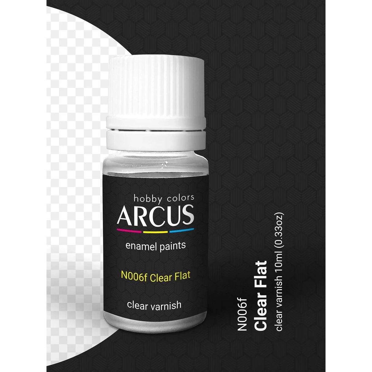 Arcus Hobby Colors Clear Flat 10ml Bottle - Fusion Scale Hobbies