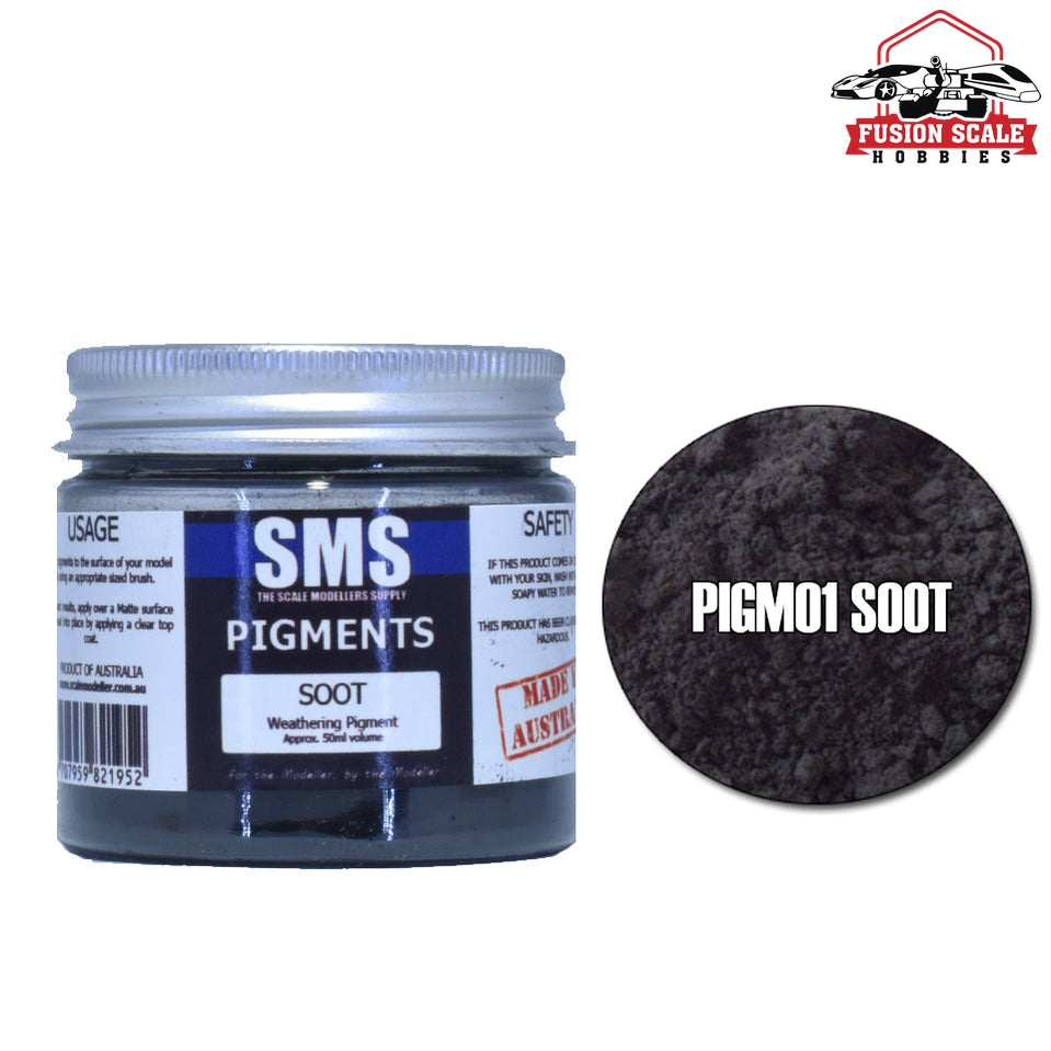 Scale Modelers Supply Pigment Soot 50ml