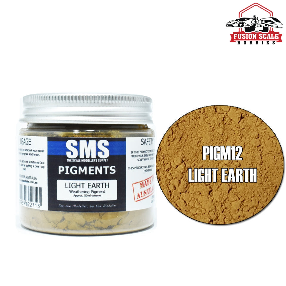 Scale Modelers Supply Pigment Light Earth 50ml