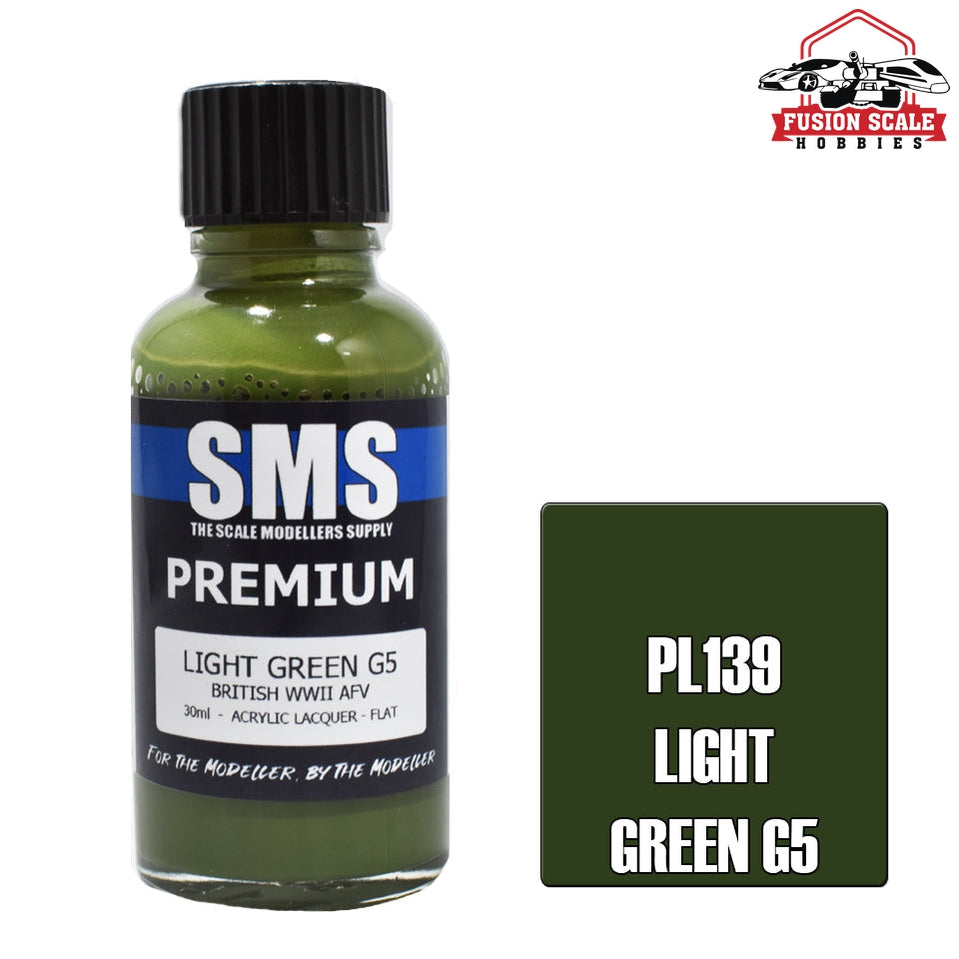 Scale Modelers Supply Premium Light Green G 30ml