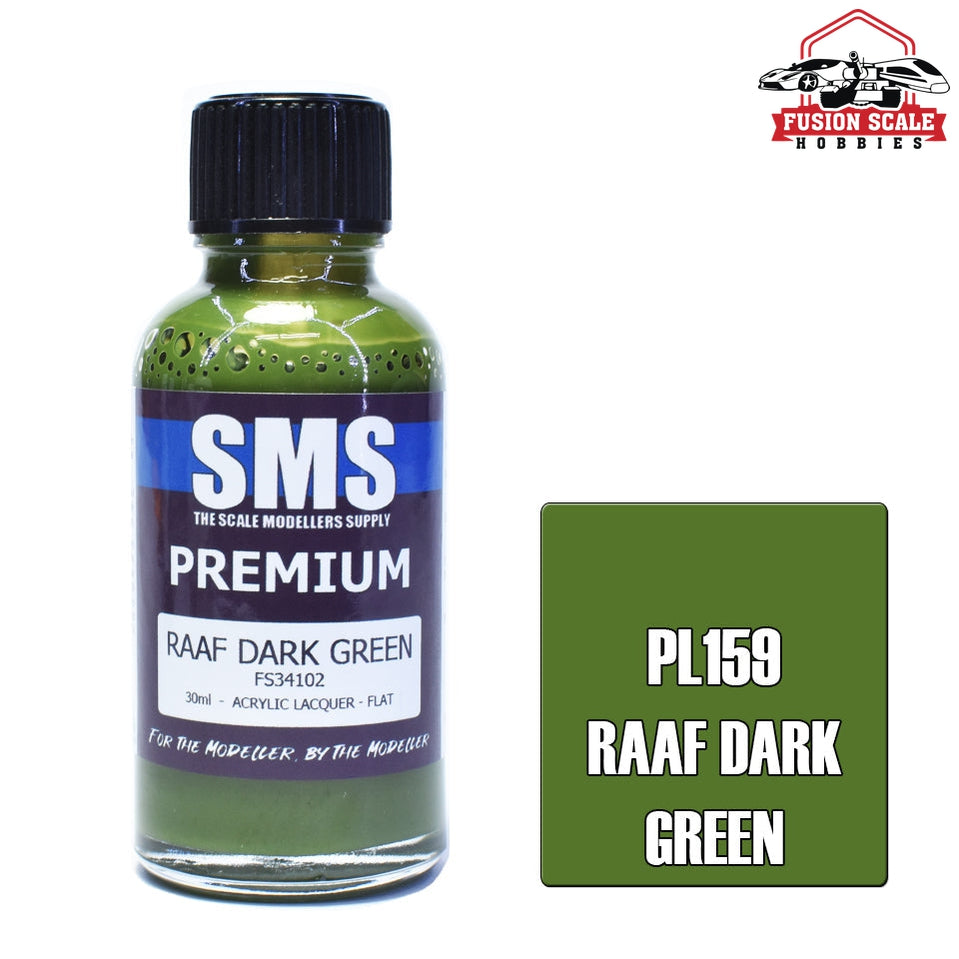 Scale Modelers Supply Premium Raaf Dark Green 30ml