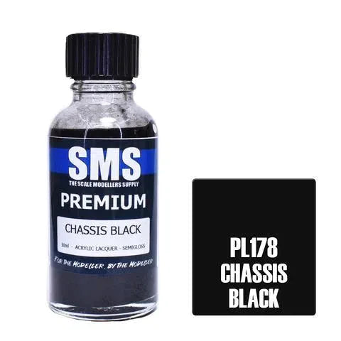 Scale Modelers Supply Premium Chassis Black 30ml