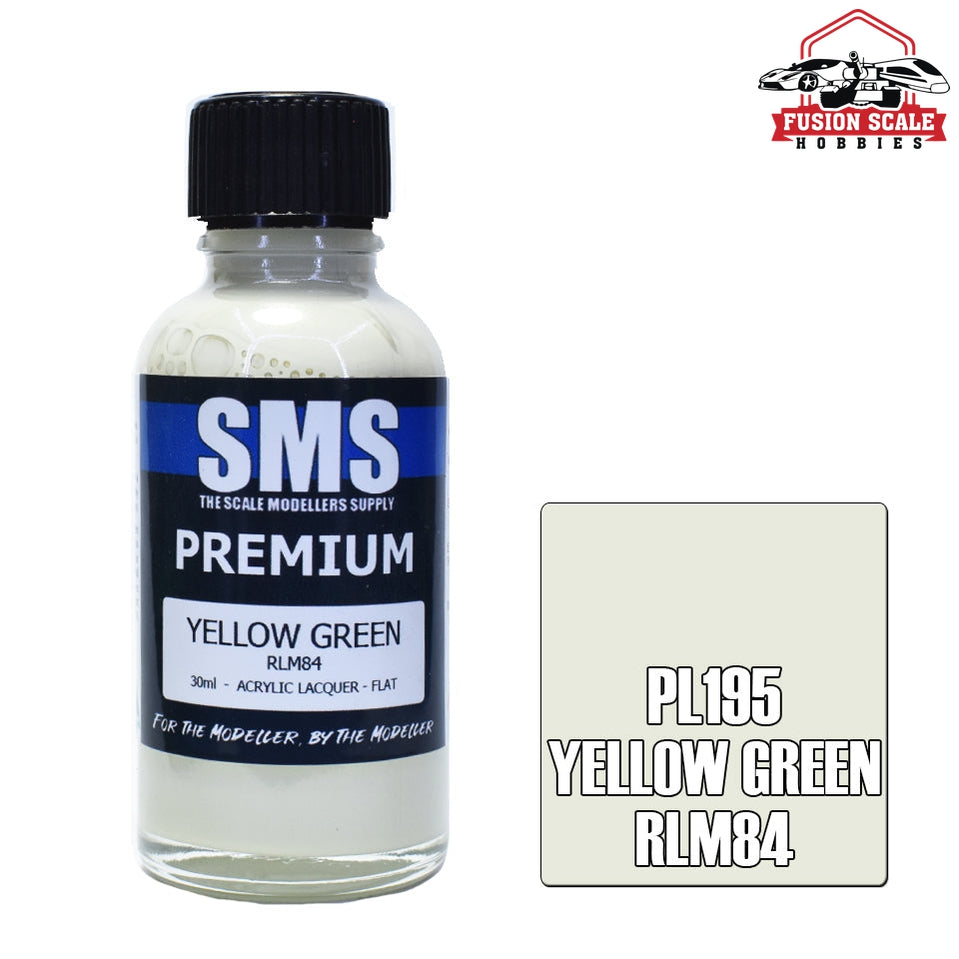 Scale Modelers Supply Premium Yellow Green Rlm 30ml