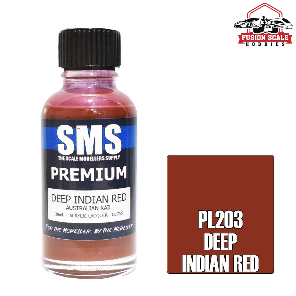 Scale Modelers Supply Premium Deep Indian Red 30ml