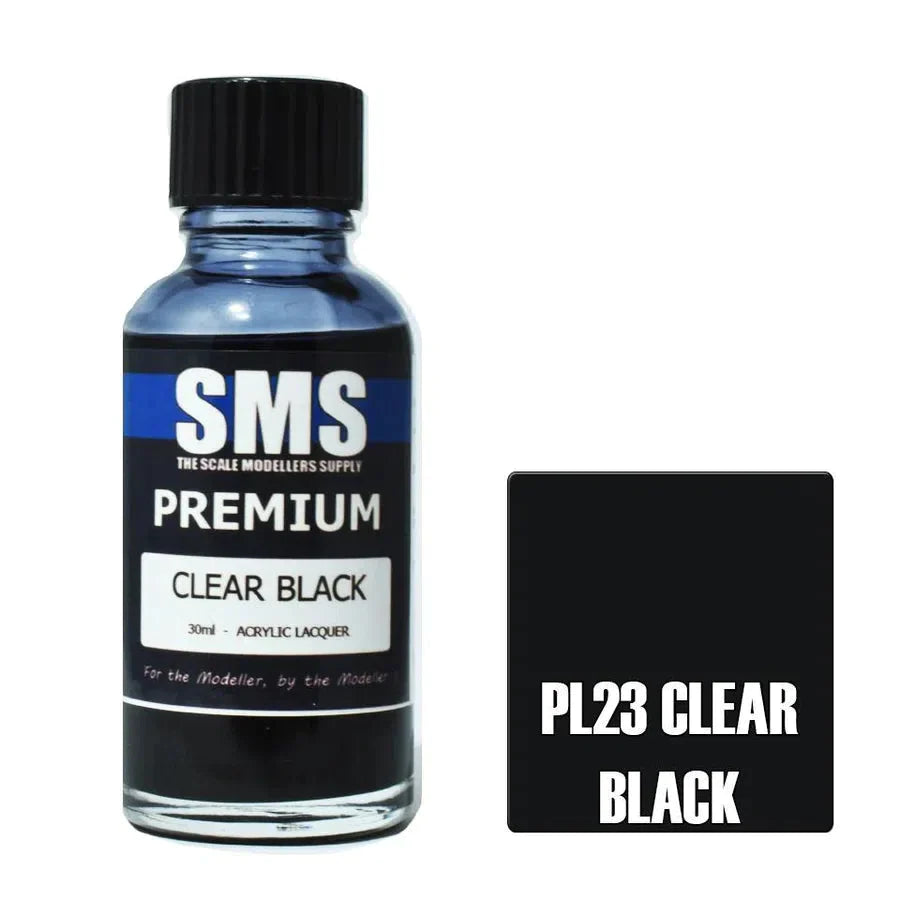 Scale Modelers Supply Premium Clear Black 30ml