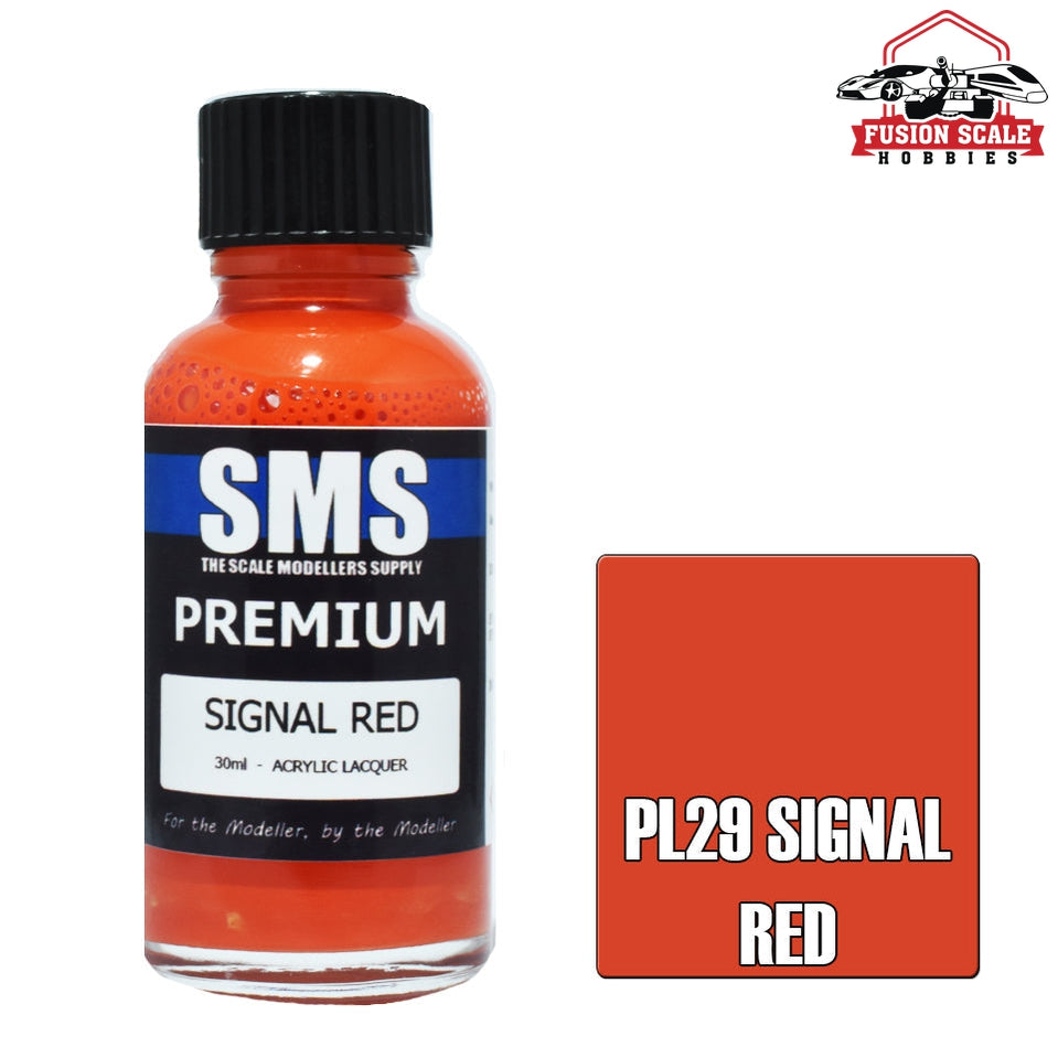 Scale Modelers Supply Premium Signal Red 30ml