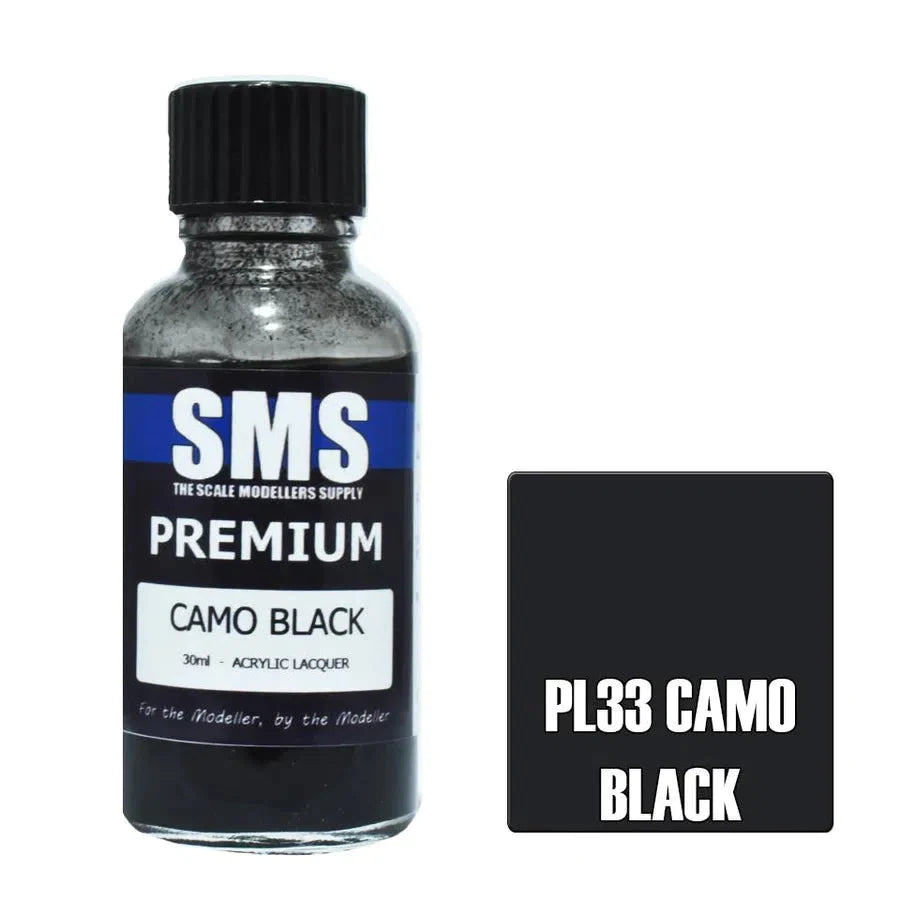 Scale Modelers Supply Premium Camo Black 30ml