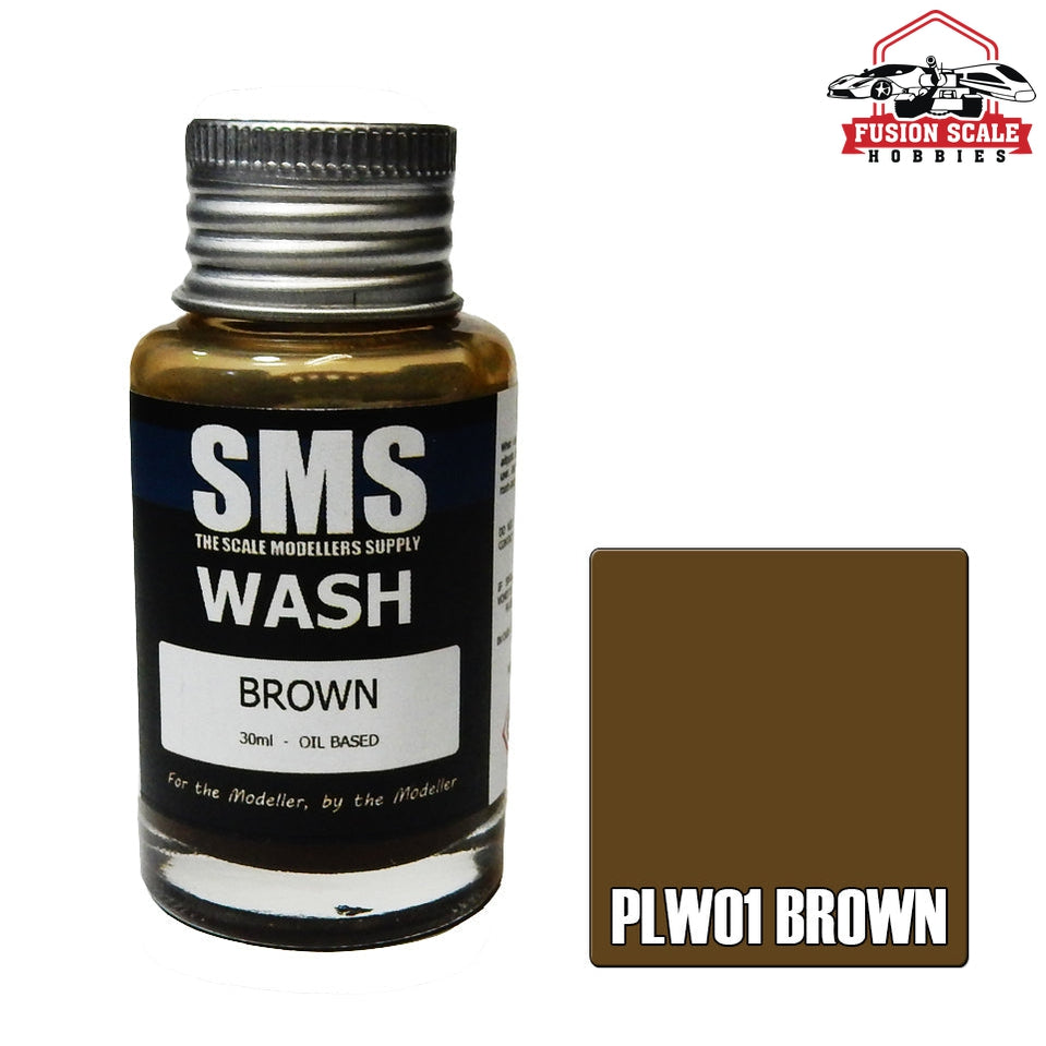 Scale Modelers Supply Wash Brown 30ml