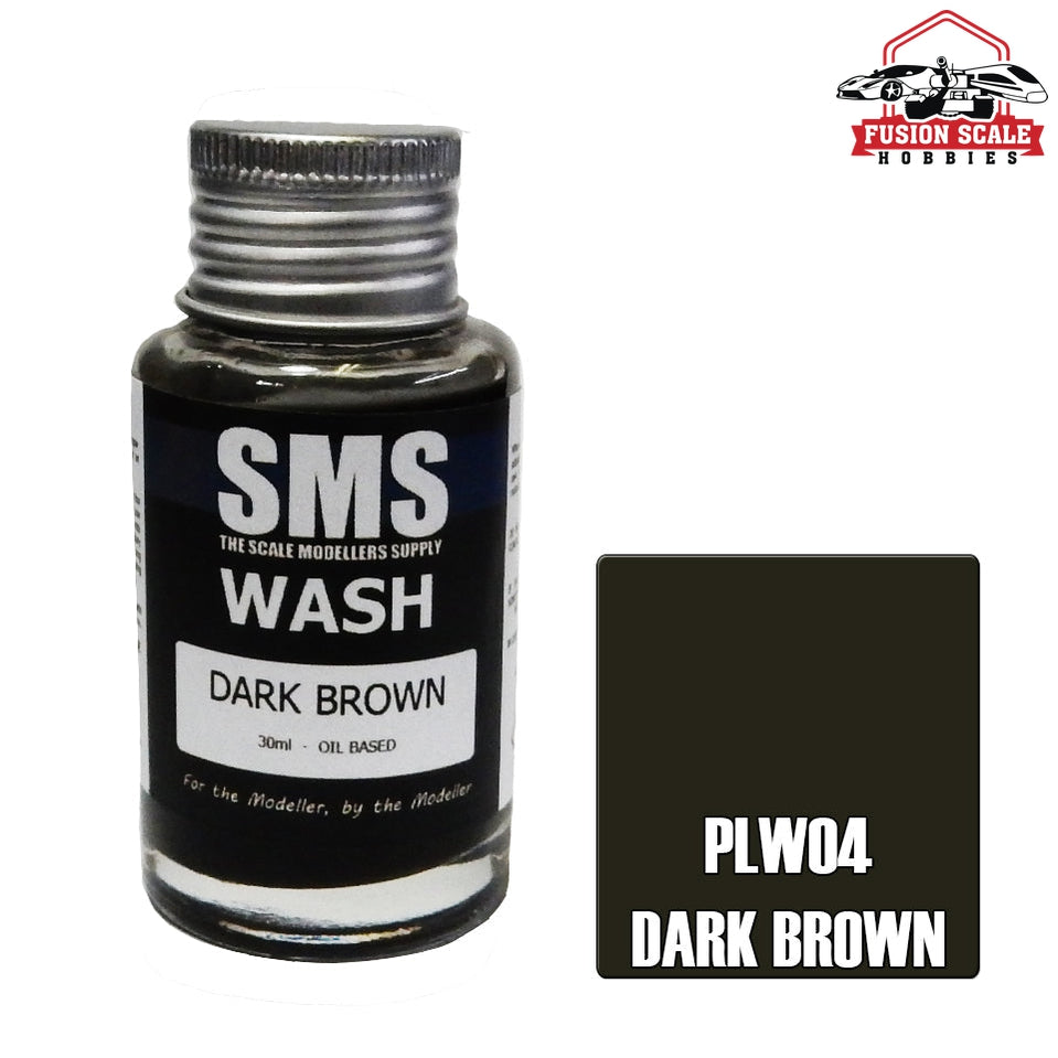 Scale Modelers Supply Wash Dark Brown 30ml