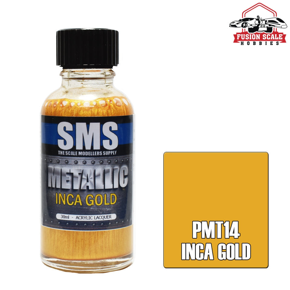 Scale Modelers Supply Metallic Inca Gold 30ml
